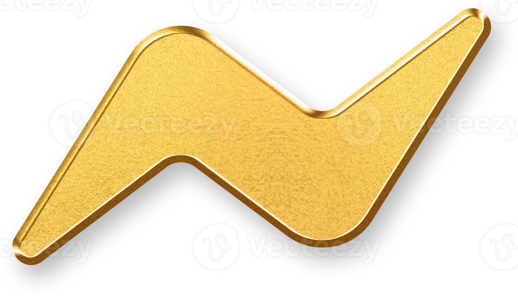 Gold Chat Message Icon 3D Glossy Golden Chat Bubble Symbol with Metallic Shine and Shadowed Style for Messaging, Communication, Customer Service, and Social Text Conversation Tools png