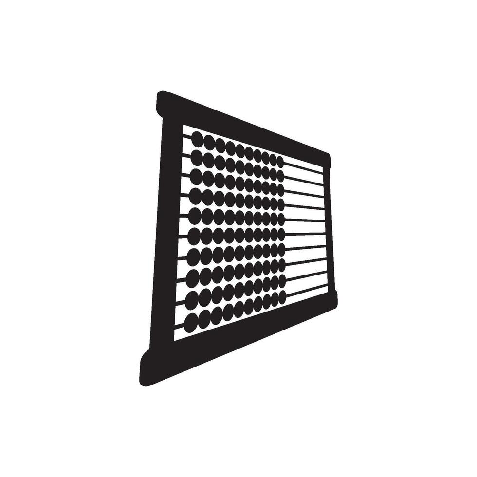 Abacus icon illustration on white background vector