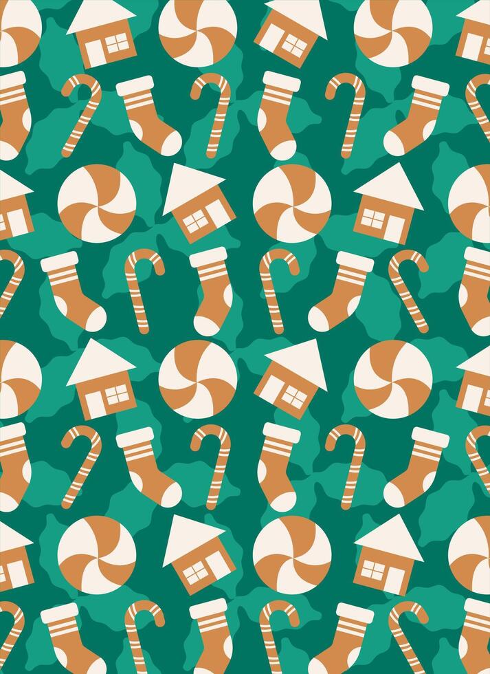 Christmas Decorative Background Pattern Illustration vector
