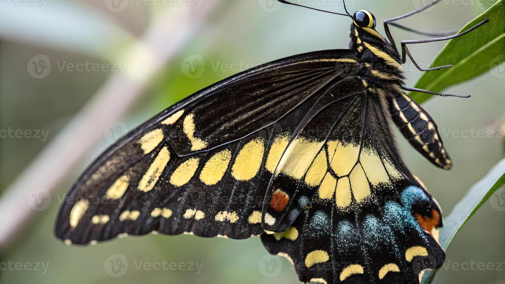 Butterfly on leaf stunning close-up nature photography for designers and nature enthusiasts exploring the beauty of wildlife in high resolution images perfect for creative projects and natural photo