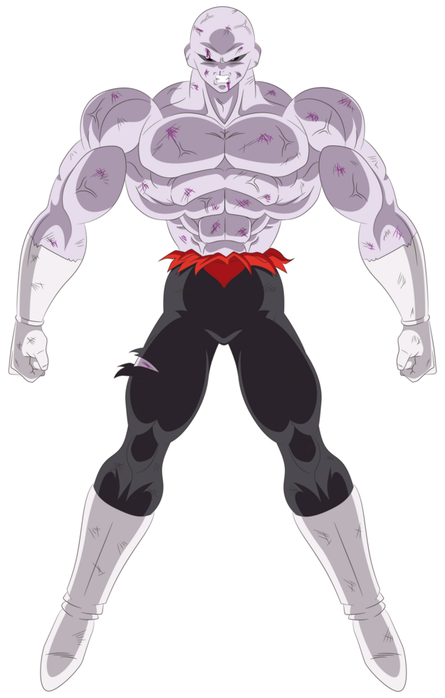 Full Power Jiren with Battle Damage png