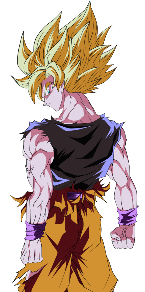 Goku Super Saiyan Unleashed The Power Behind the Silence png