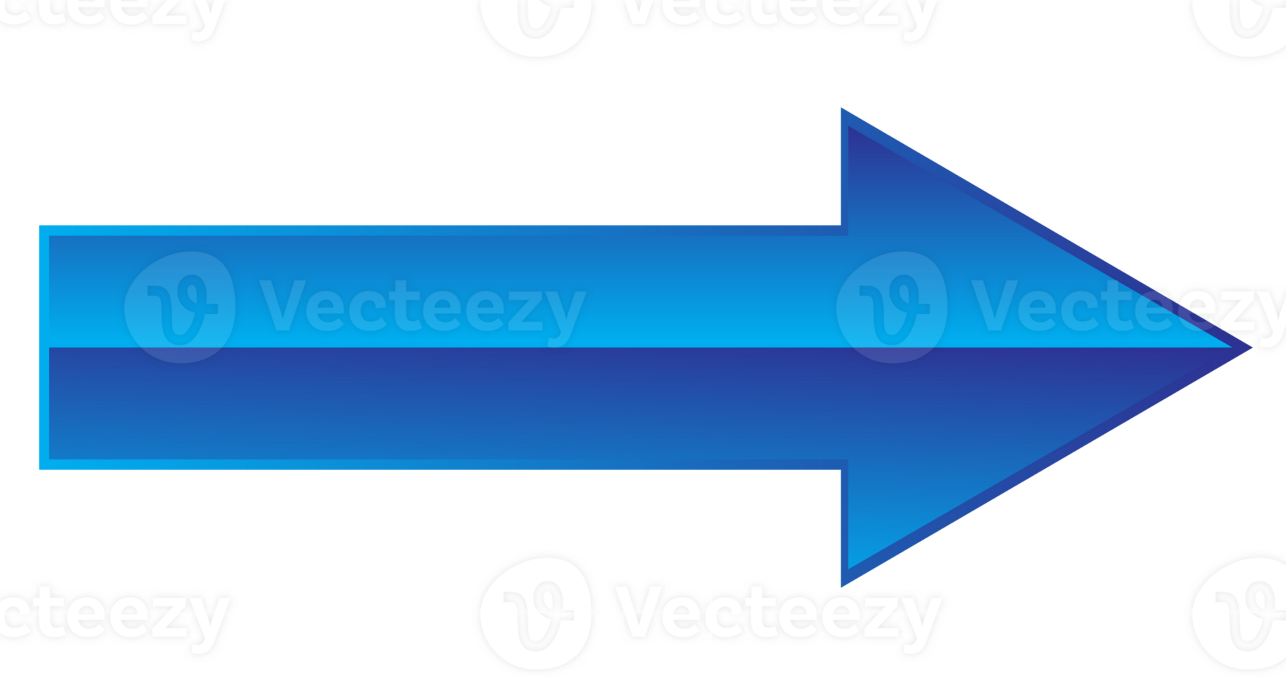blue arrow pointing down on transparent background png