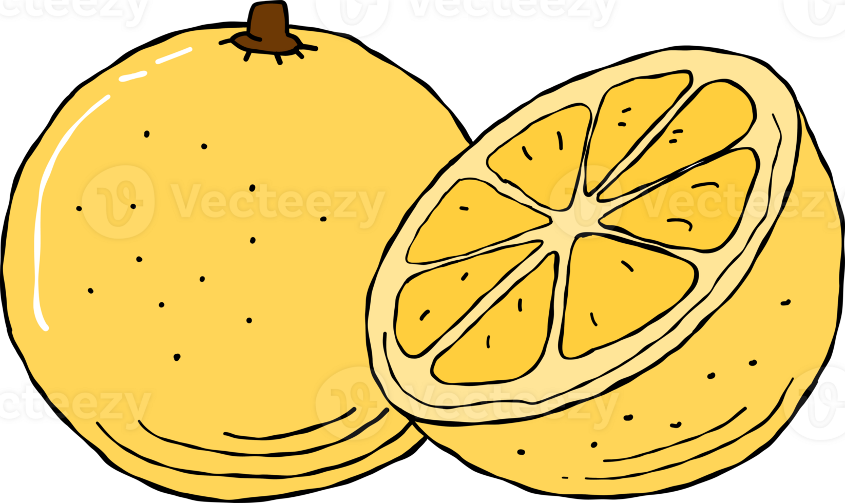 citrus lemon Fresh sour citrus fruit png