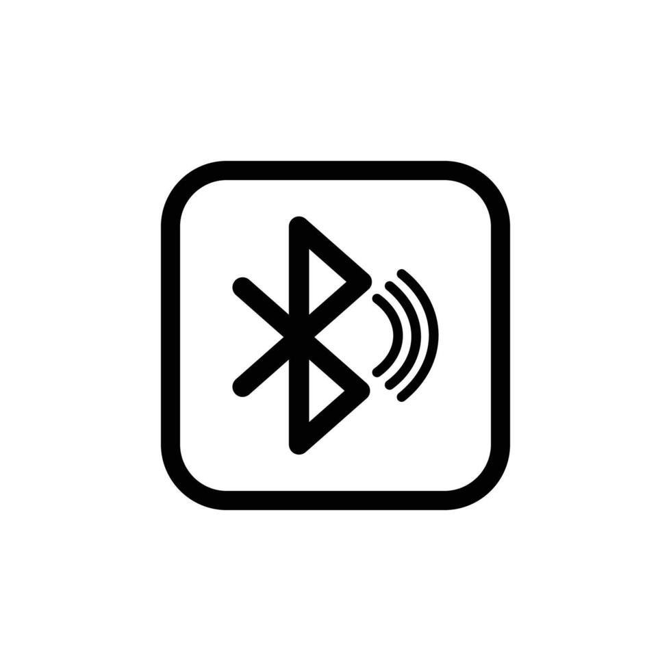 Bluetooth Icon Design for websites, symbol , UI, UX, graphic and web design. vector