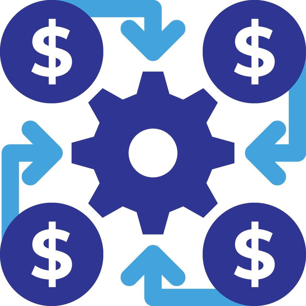 Crowd funding Business Icon vector