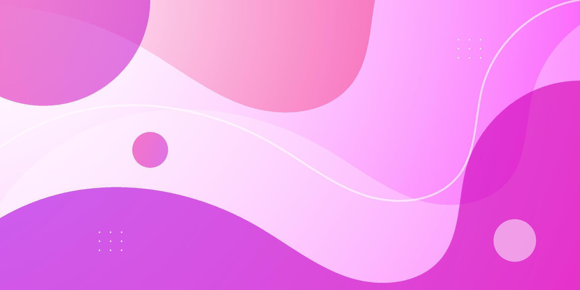 Abstract colorful bright pink wave background. Simple wave shapes geometric pattern. Curve background trendy design. vector