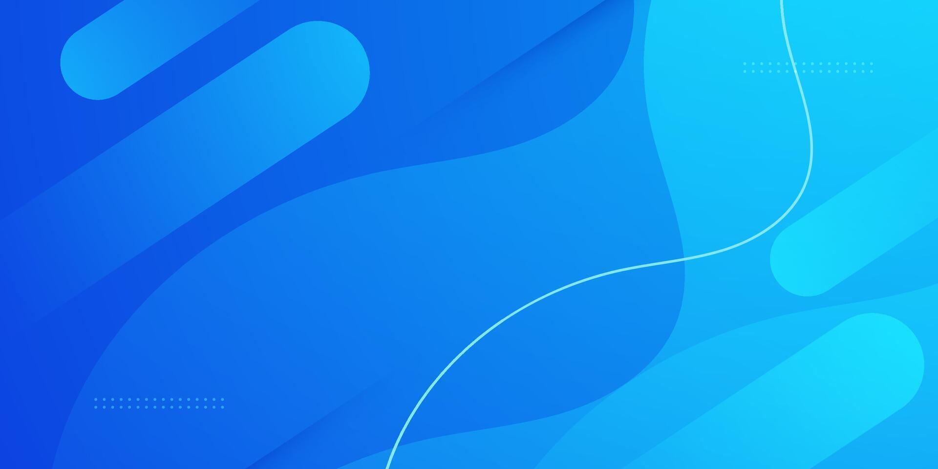 Abstract bright colorful blue background. Dynamic wave shapes element pattern background. vector