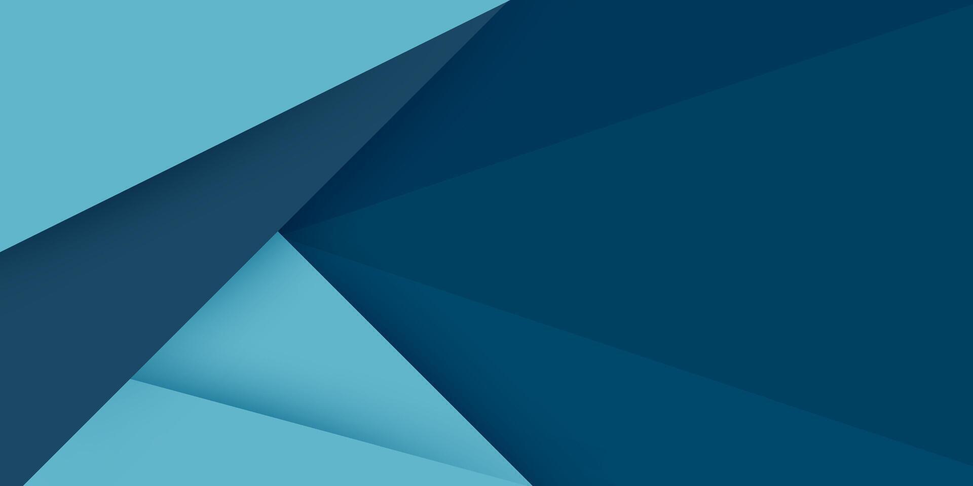 Abstract dark blue triangle overlap background. Papercut triangle shapes pattern design. Cool banner concept. vector