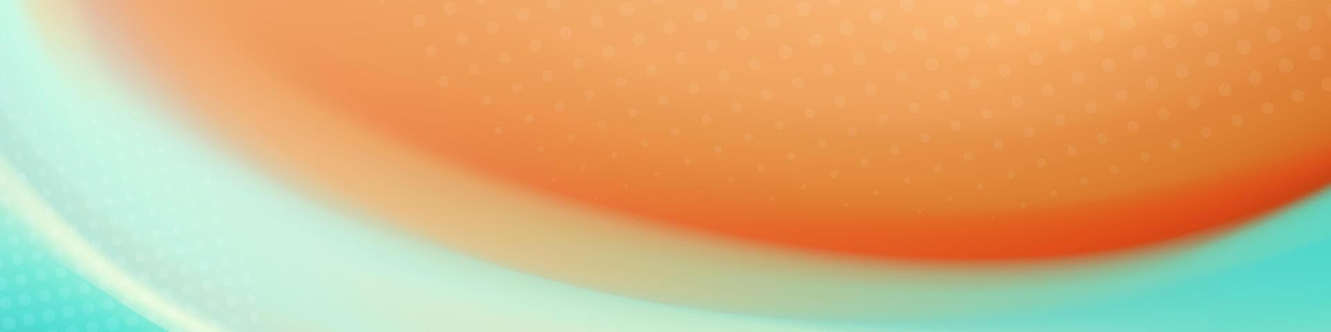 Abstract soft coral and turquoise flowing background vector