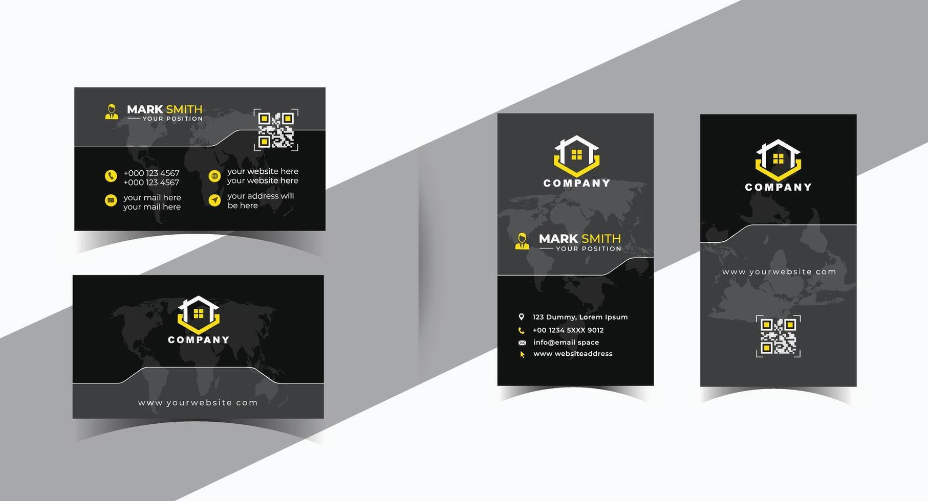 Unique Business Card Templates to Make a Lasting Impression vector