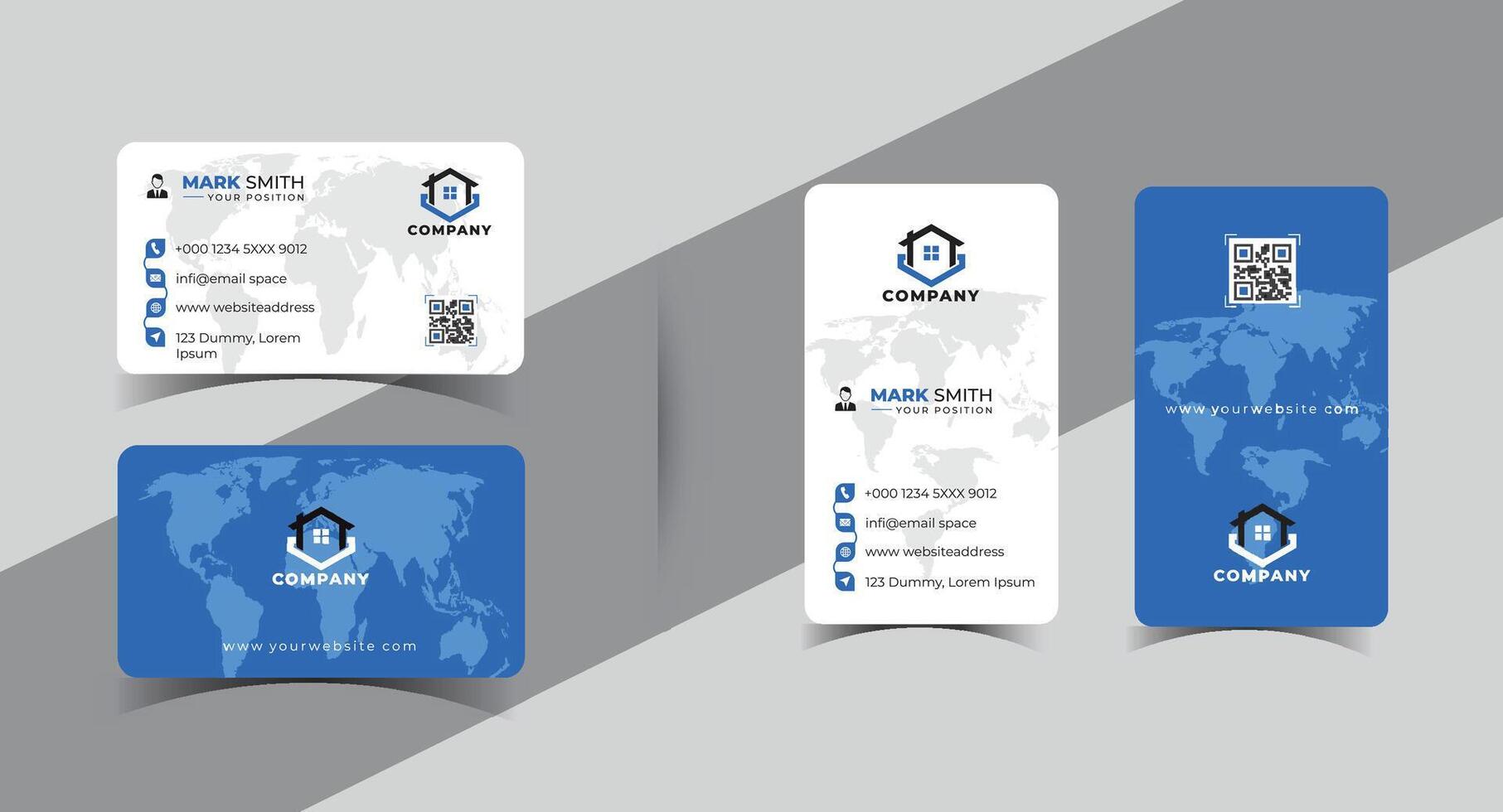 Professional Business Card Templates for Modern Branding vector