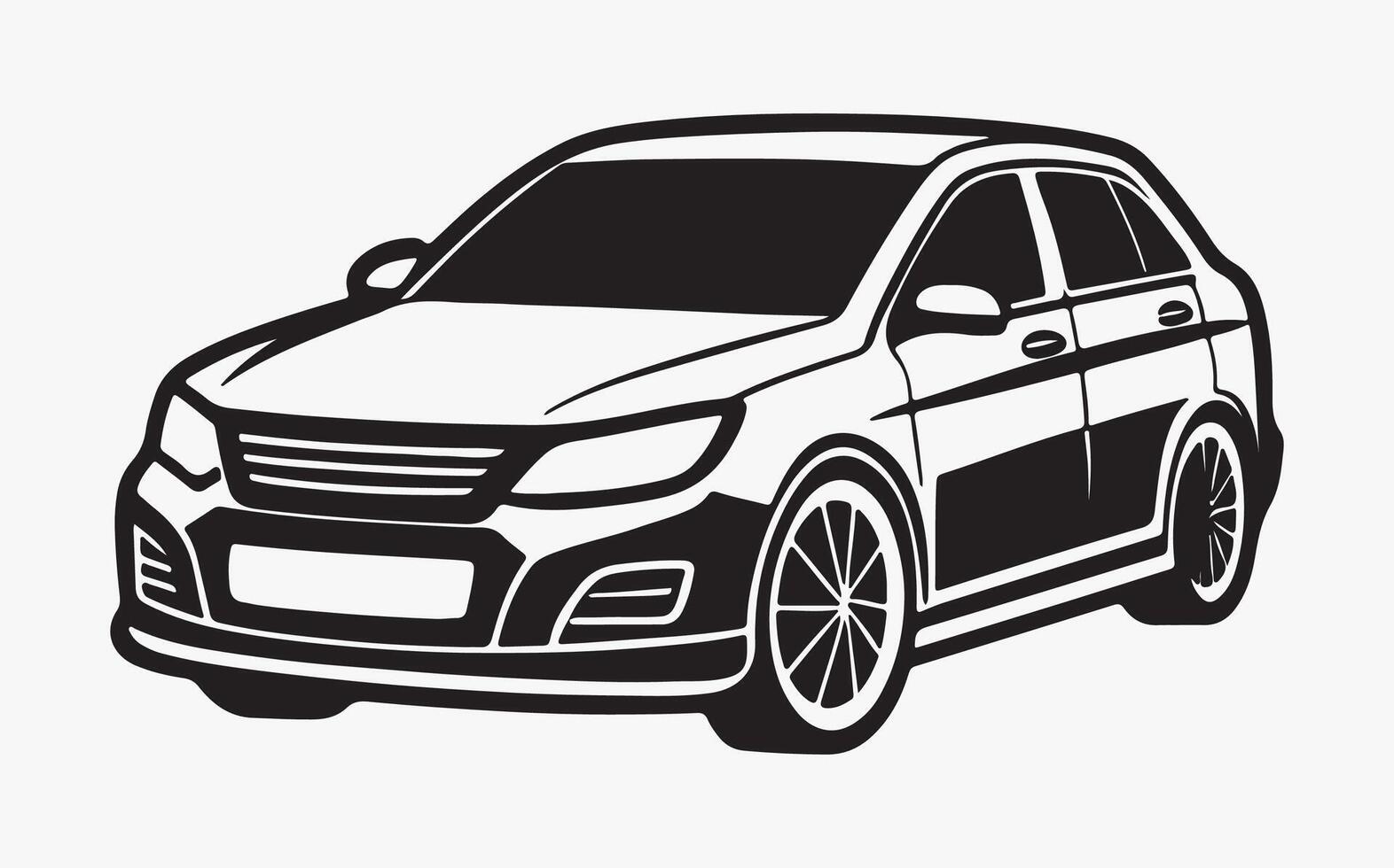 Car icon on a white background vector