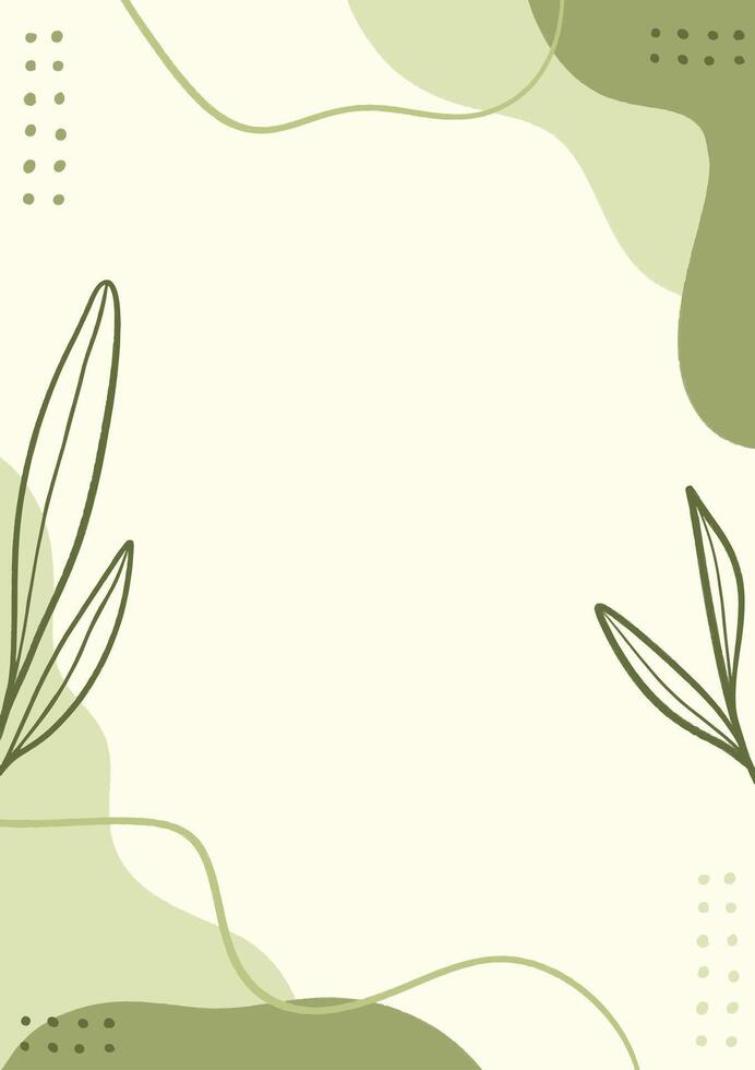Green background template vector