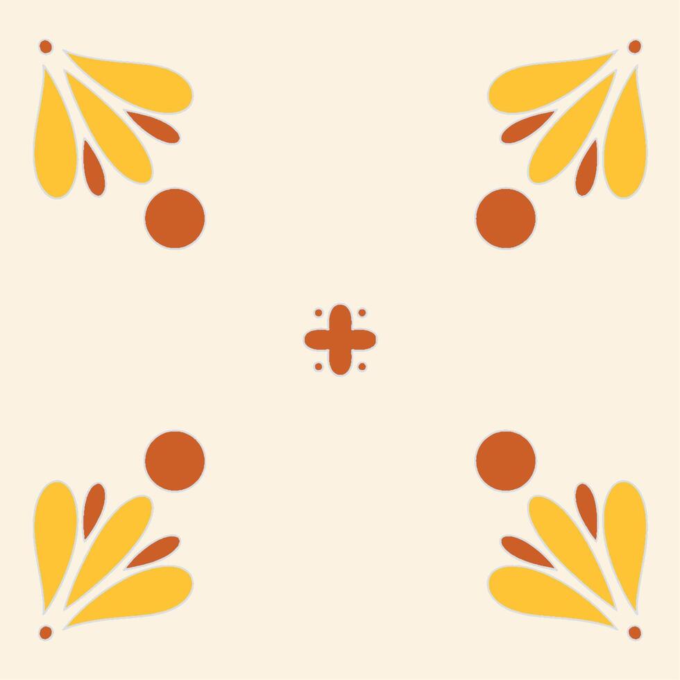 Pattern ceramic tiles vector