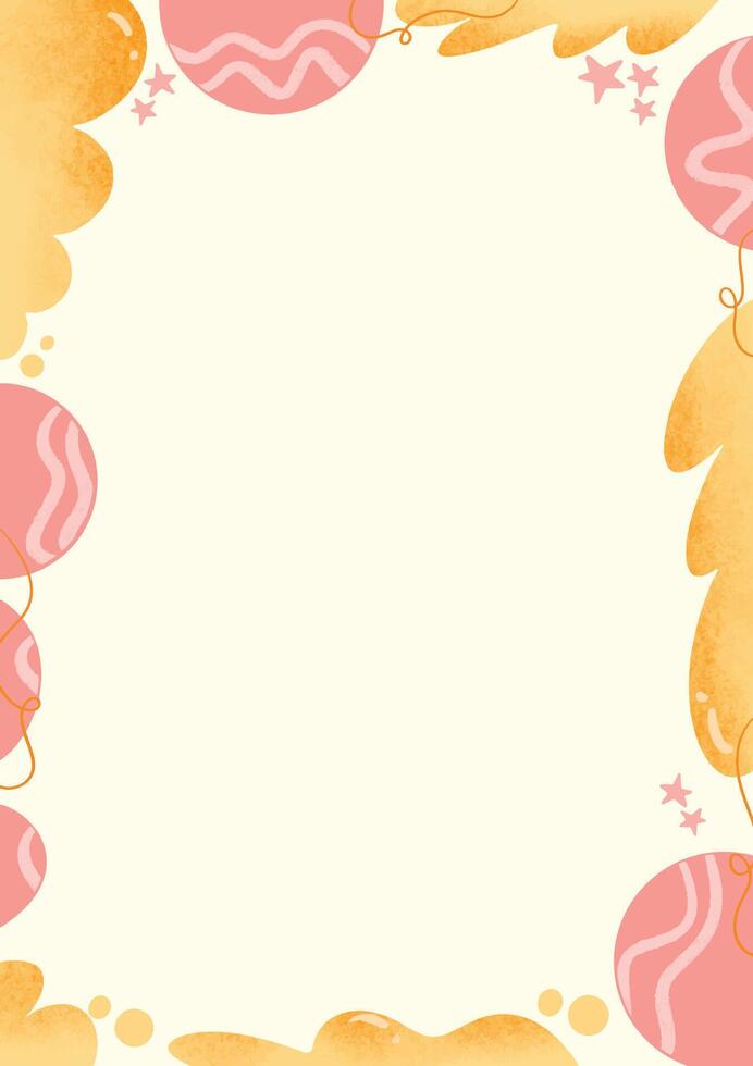 Simple cute paper wallpaper background vector