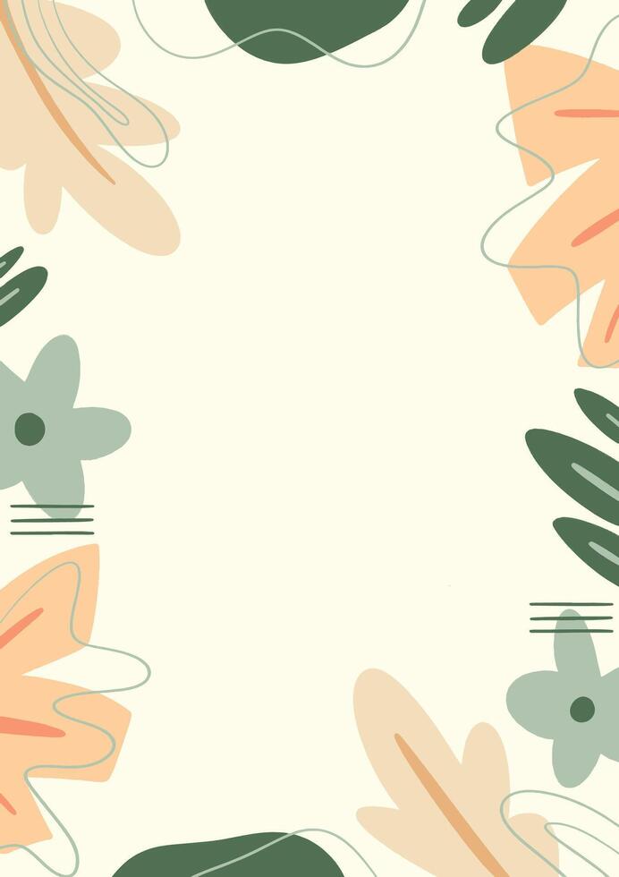 flowes aesthetic background vector