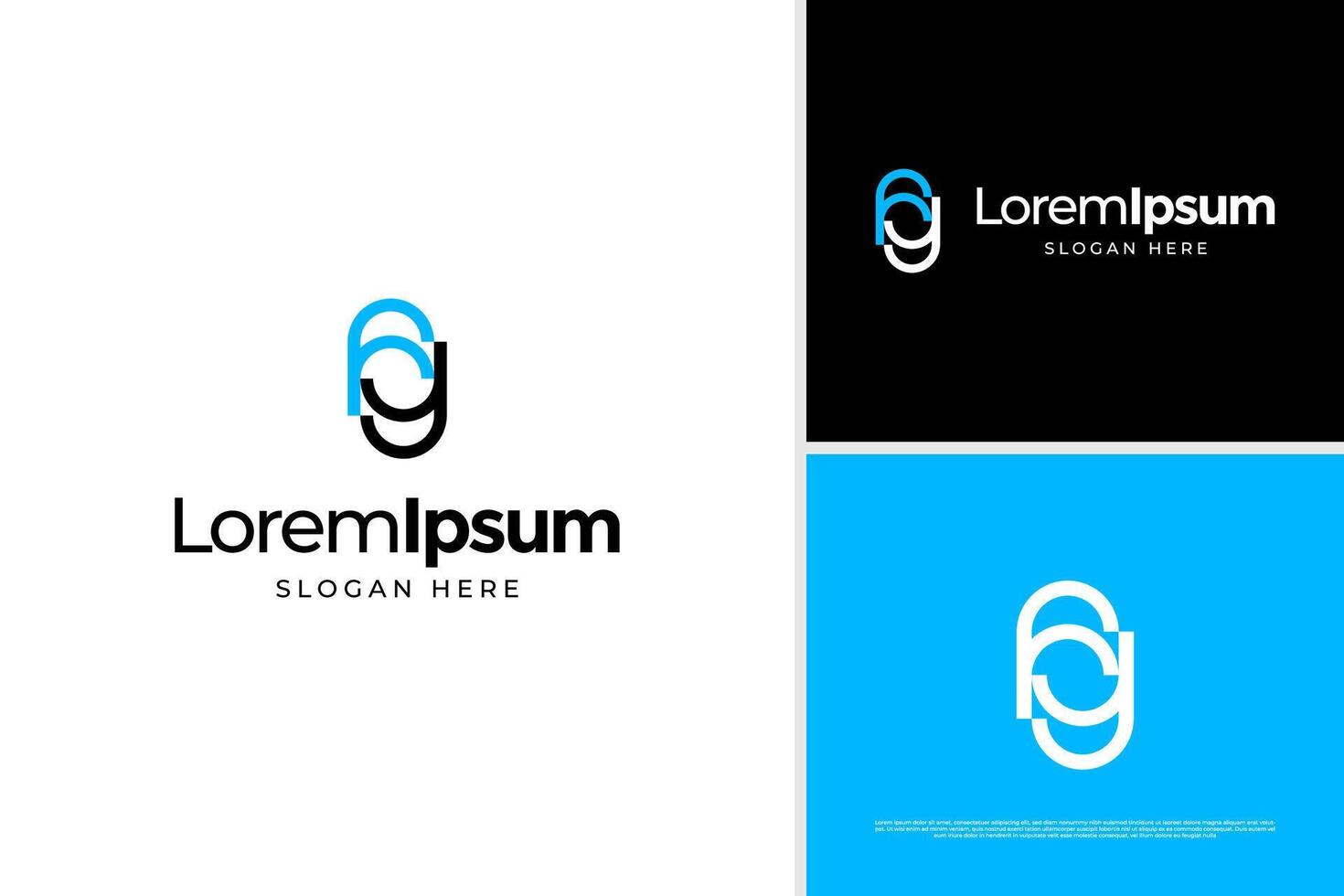 Letter FF elegant logo design template vector