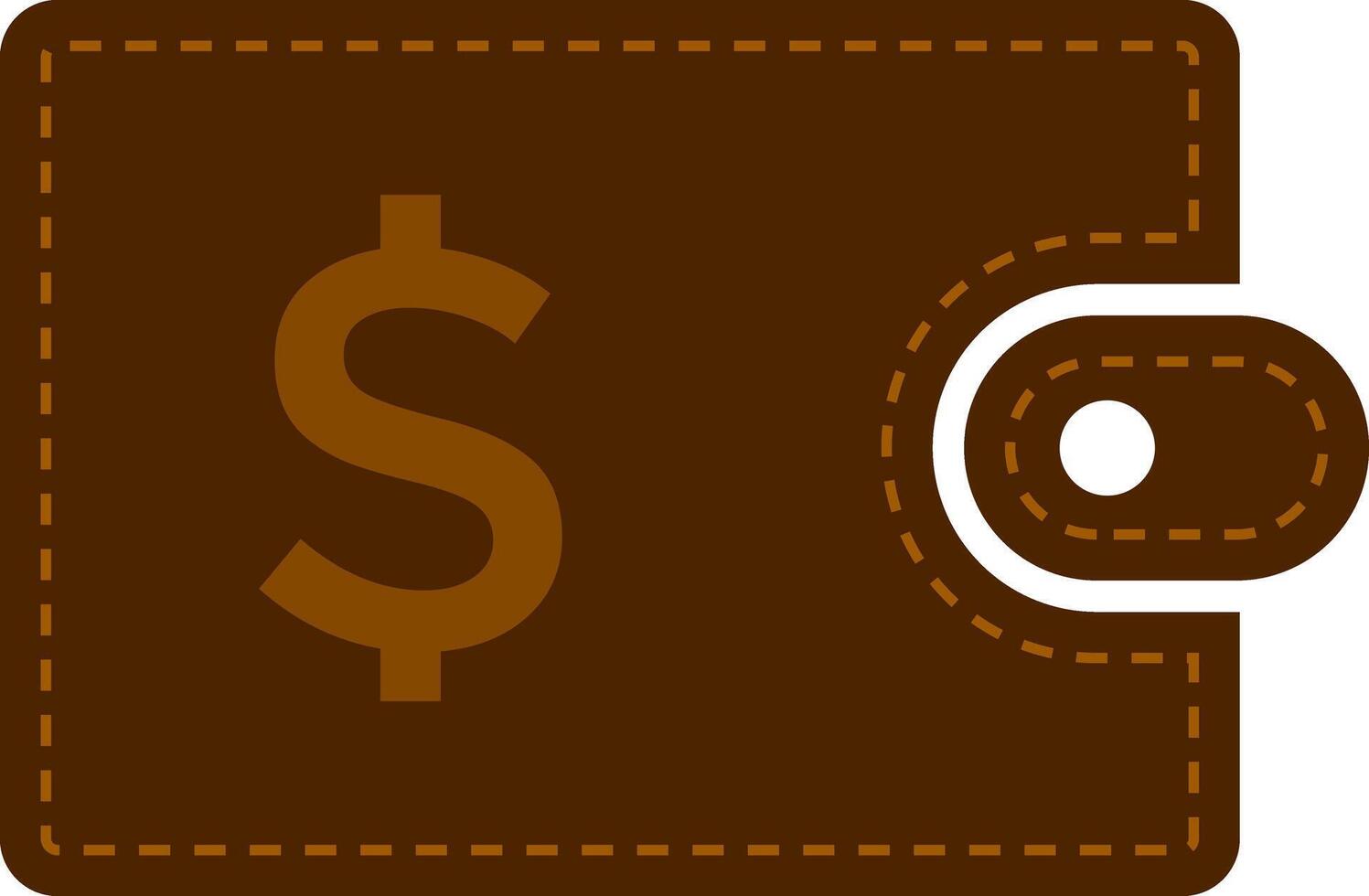 wallet icon with dollars. Finance icons. Money symbol. earning money symbols vector