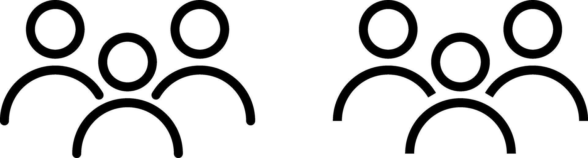 User icon set. People icon symbol. profile login. Avatar account icons vector