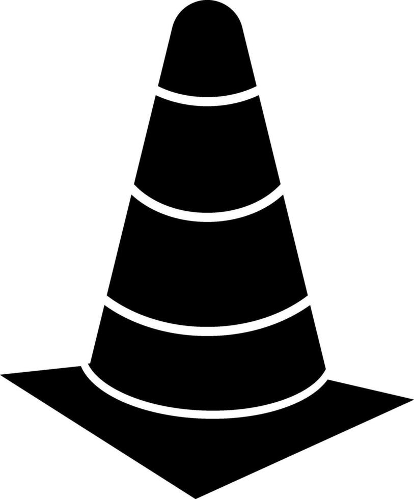 traffic cone icon set. safety cones. Tools collection. representing road safety and construction warning vector
