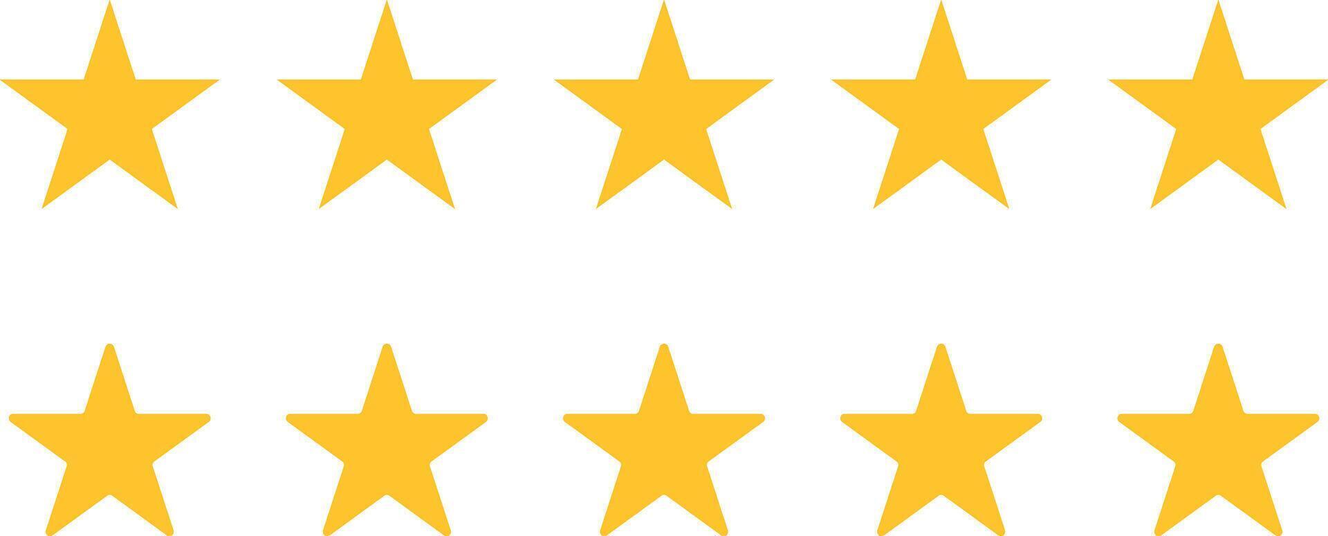 Set of five star customer review icon. product feedback. Premium quality customers service. customer product reviews icons. rating stars badge vector