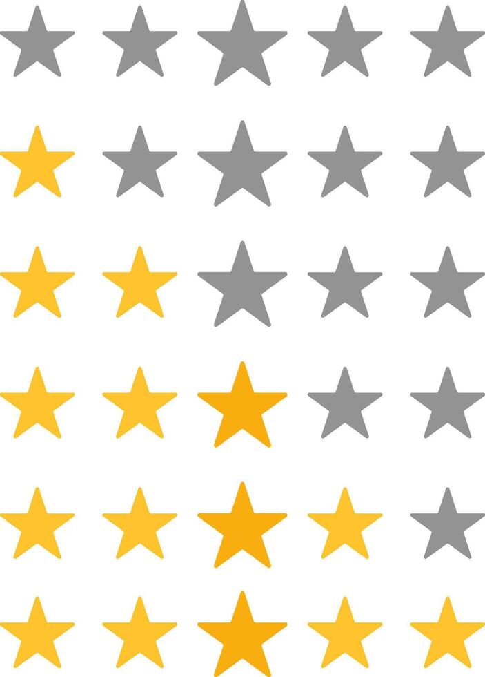 Set of five star customer review icon. product feedback. Premium quality customers service. customer product reviews icons. rating stars badges vector