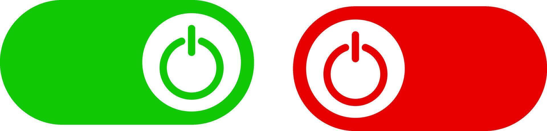 power icon set. Start button. Stop sign. logo concept of powers button. Turn off symbol vector