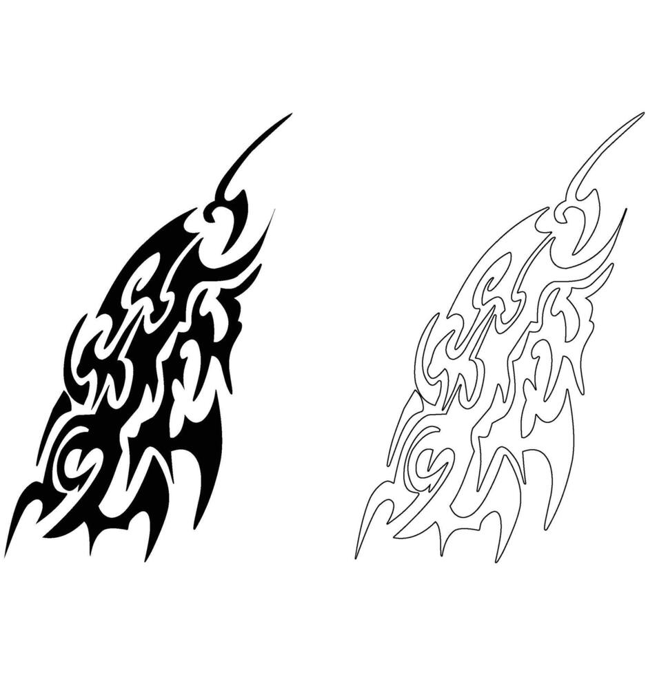 Sharp Edged Graphic Element vector