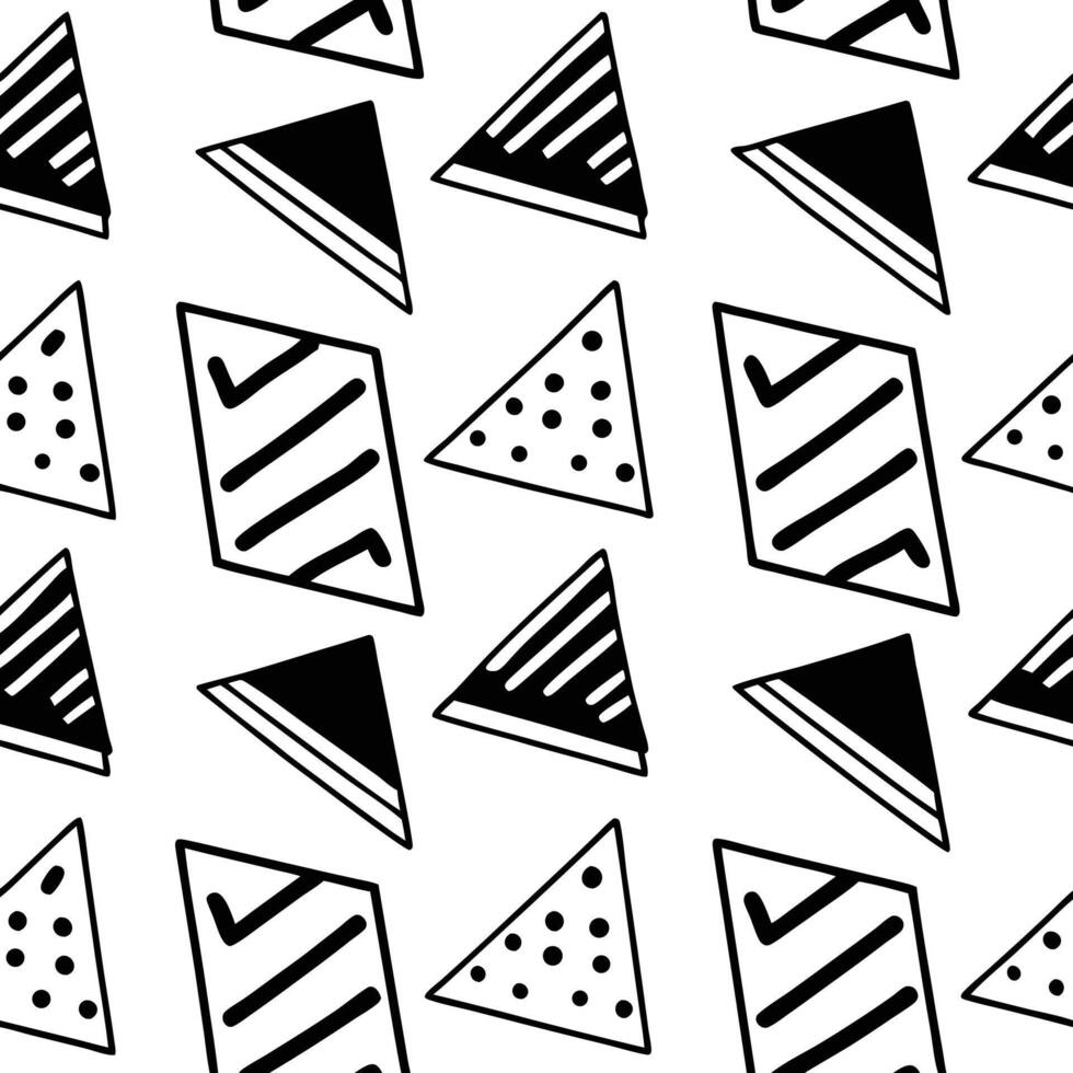 Seamless Abstract Memphis Pattern for Fashion and Decor vector