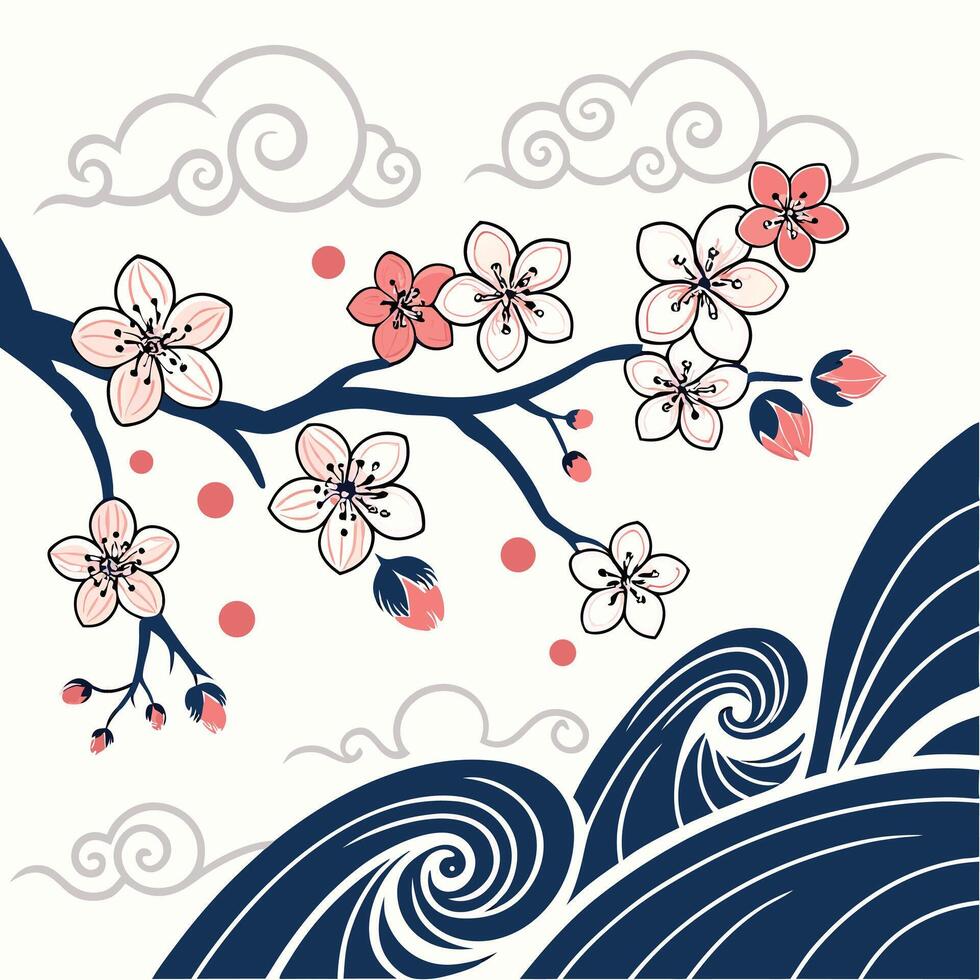 High Resolution Repeatable Floral Design with Peonies and Eucalyptus Leaves vector