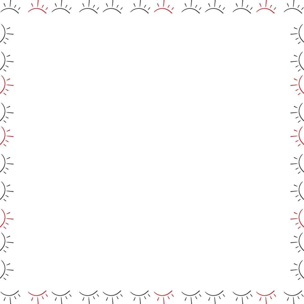 Mystic eye frame. Ramadan template. celestial prediction eye with empty space for your text vector