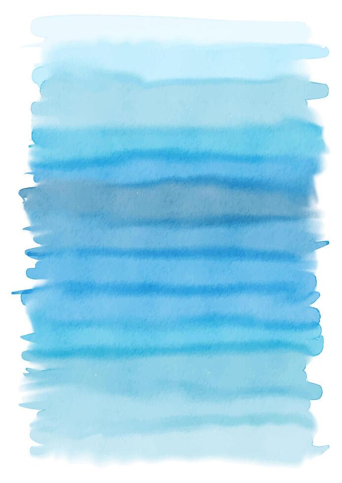 Abstract hand painted watercolour background with ocean themed colours vector