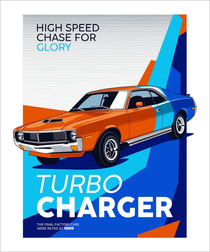 High Speed Chase For Glory vector