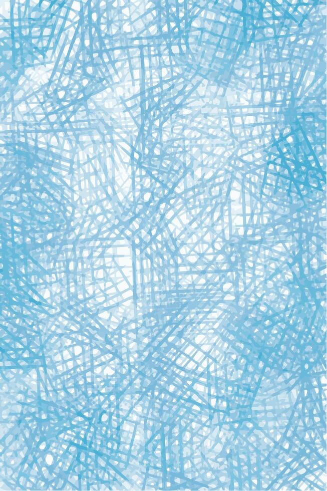 Structured hatch blue crisscross lines background vector