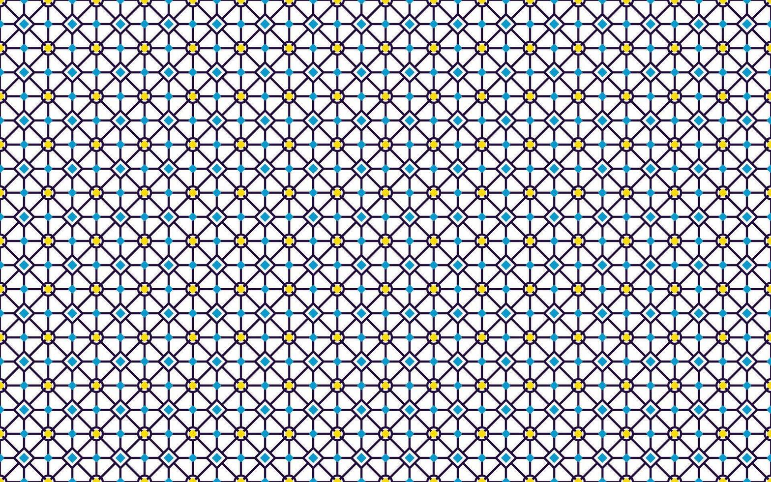 Kaleidoscopic background featuring Islamic tiling structure. vector