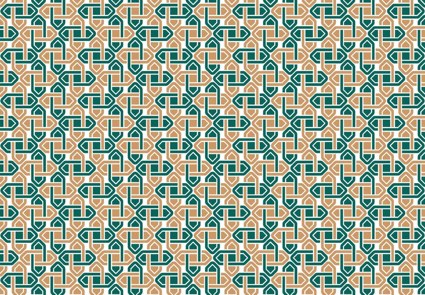 Classic Islamic art pattern combining mandala and mosaic elements vector