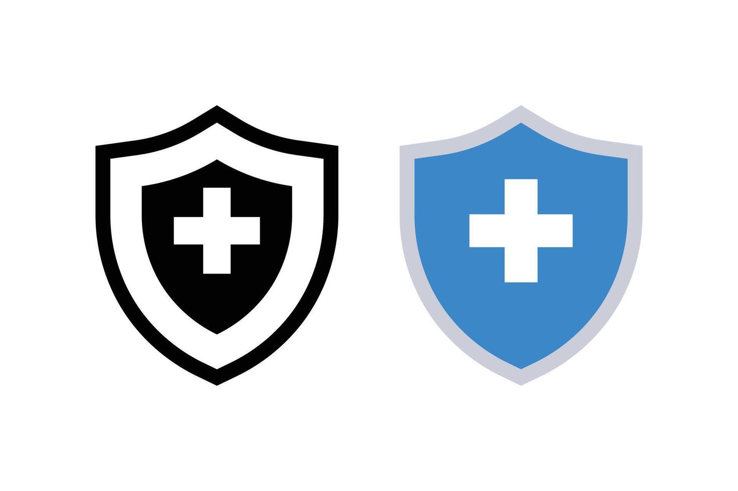 Minimal Health Guard Icons, health protection icon, virus protection shield, immune defense icon vector