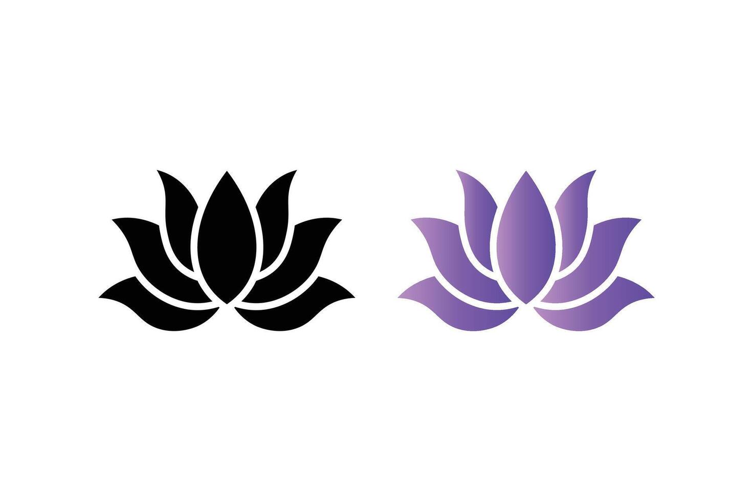 Spa and Wellness Lotus Logo , lotus flower logo design, natural cosmetics lotus emblem, beauty product lotus logo vector