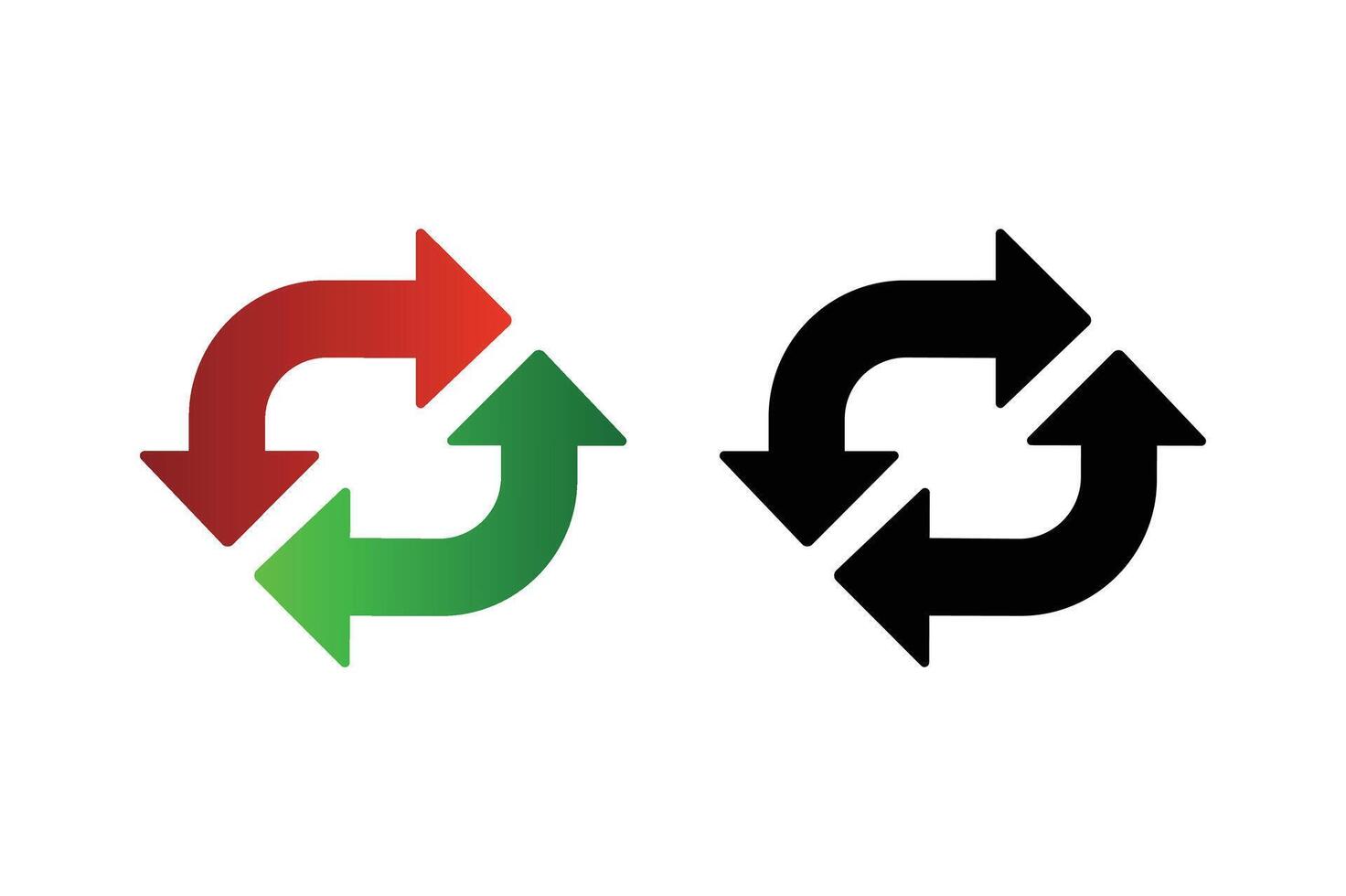 Hand Drawn Circular Arrows, circle arrow , rotating arrow , circular arrow graphic vector
