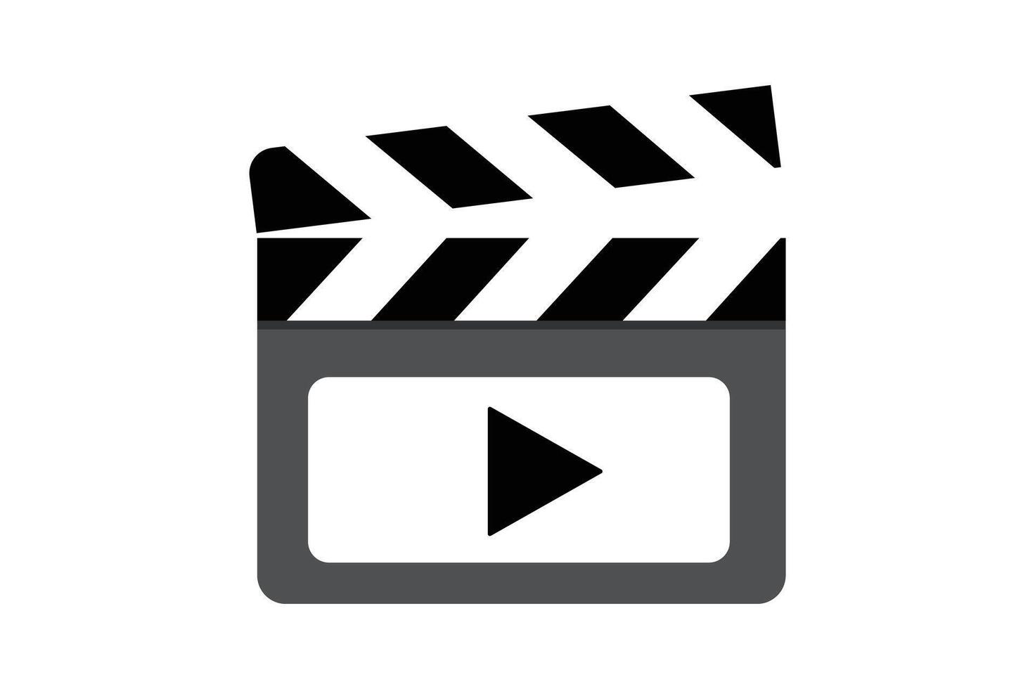 Icon of Media Player, player icon , media player control icon, play pause button vector