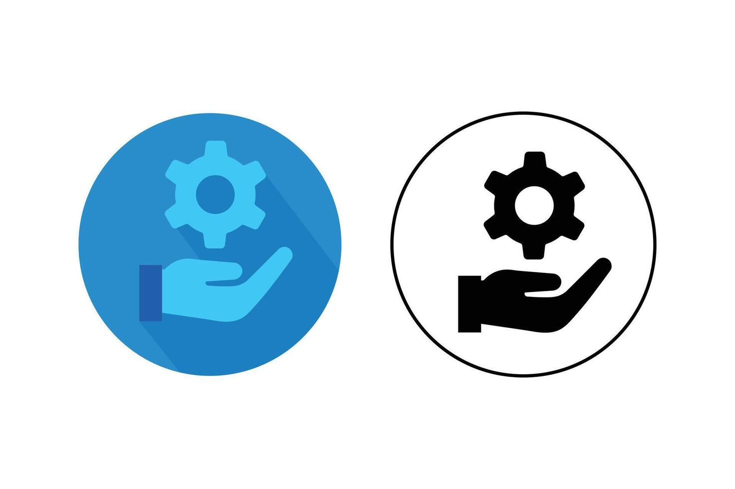 Technical Support Construction Tools Icon Set, technical support icons, construction tools icons, repair service icons vector