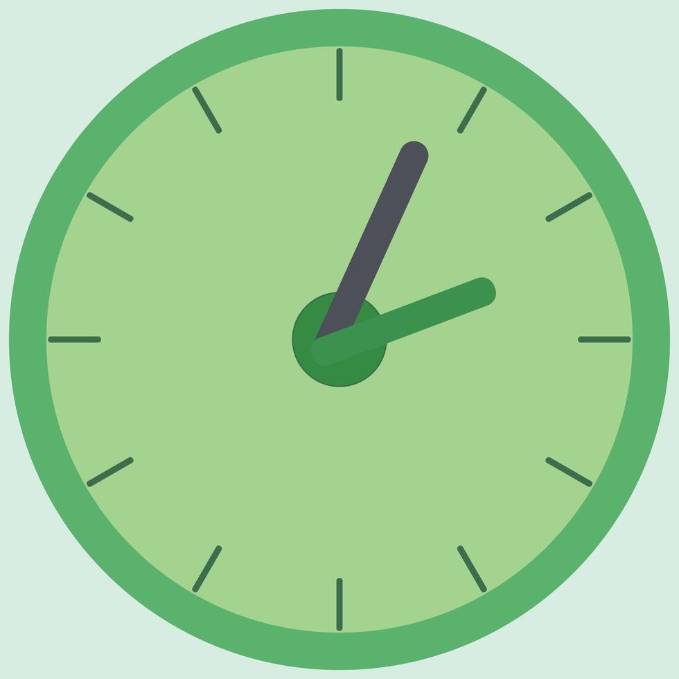 Illustration of clock vector