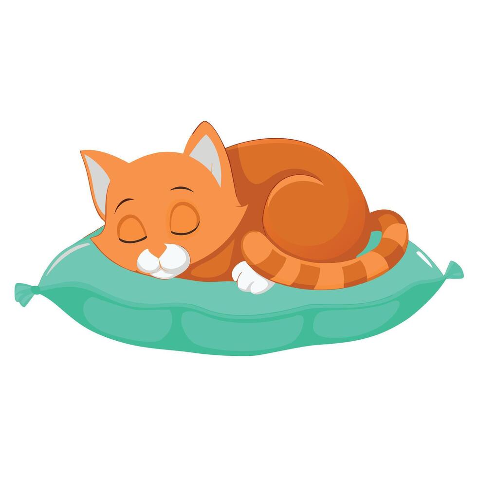 Minimalist Black Cat Sleeping Silhouette Art for Pet Illustrations, Logos, and Branding vector