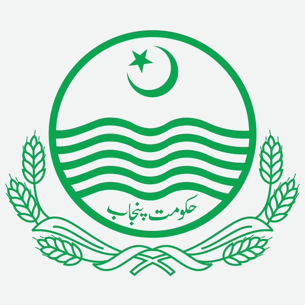 Government of Punjab Province Official Logo vector