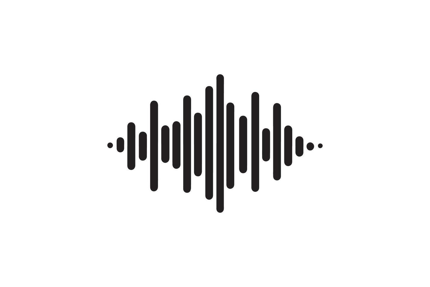 Sound wave icon vector