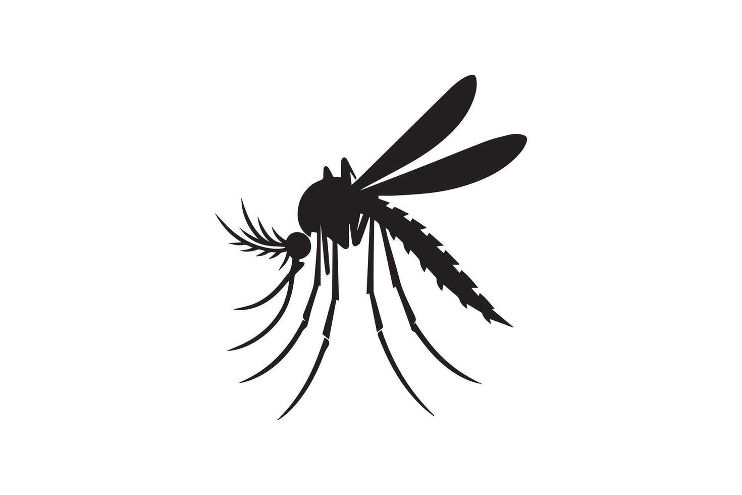 Mosquito icon on white background vector