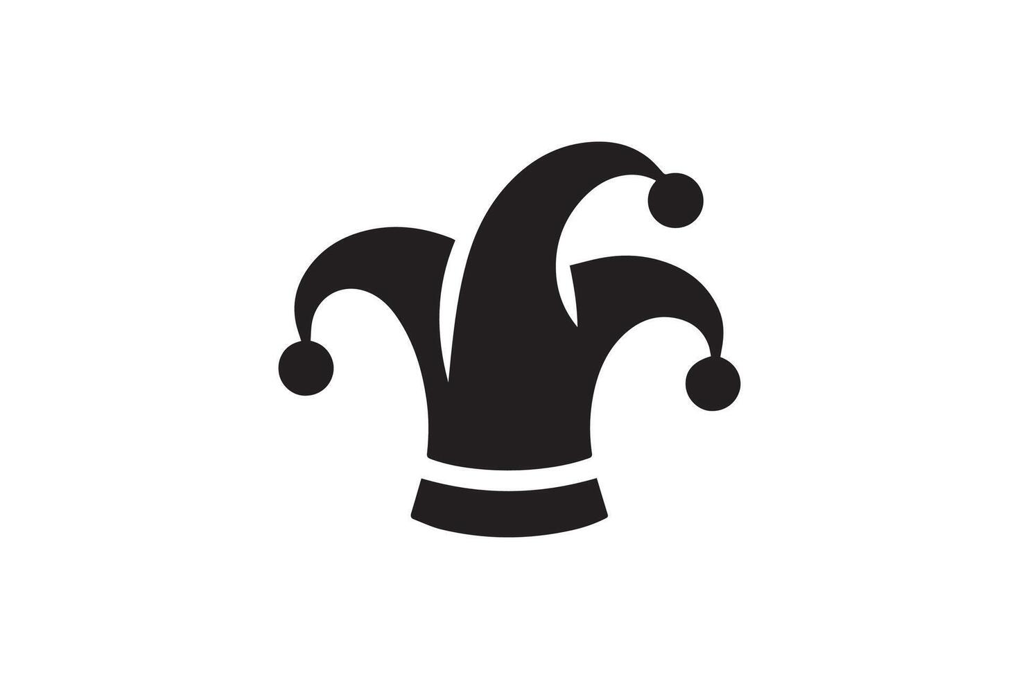 Jester hat icon illustration on white background vector