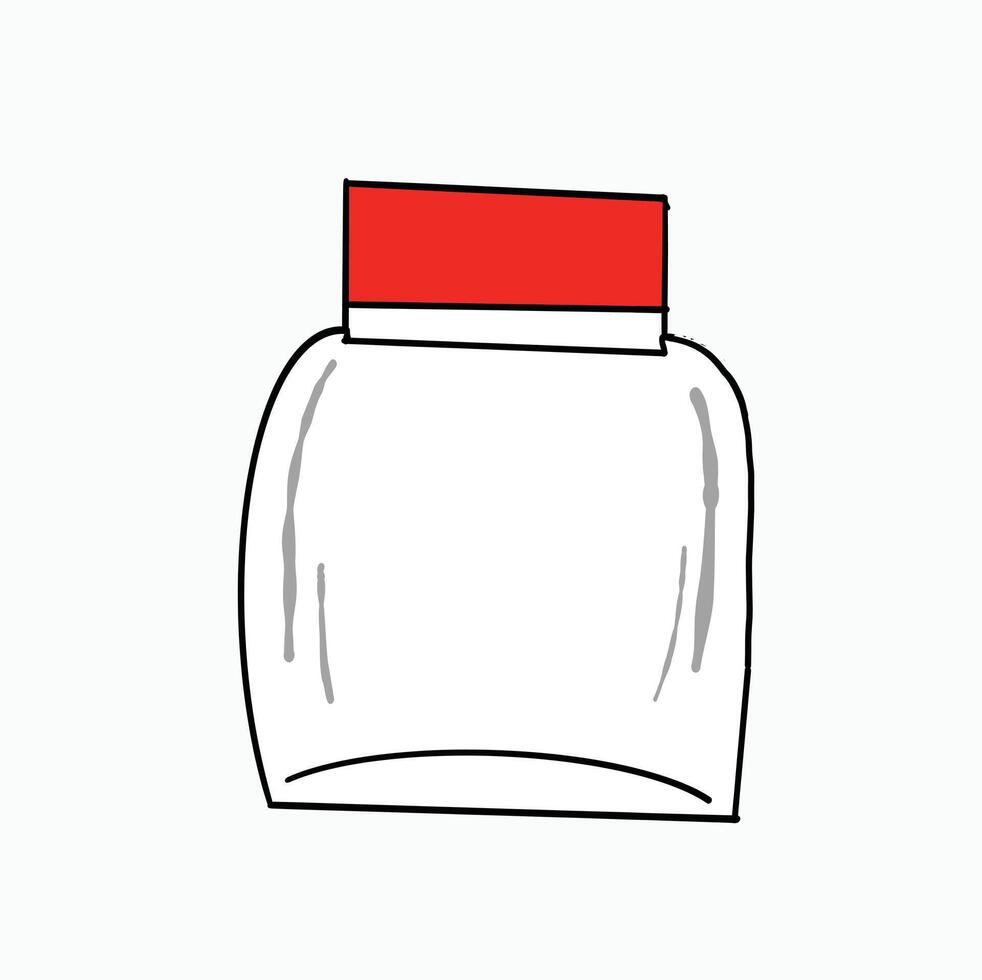 pill bottle icons. vitamin bottle. Cartoon Style Illustration vector