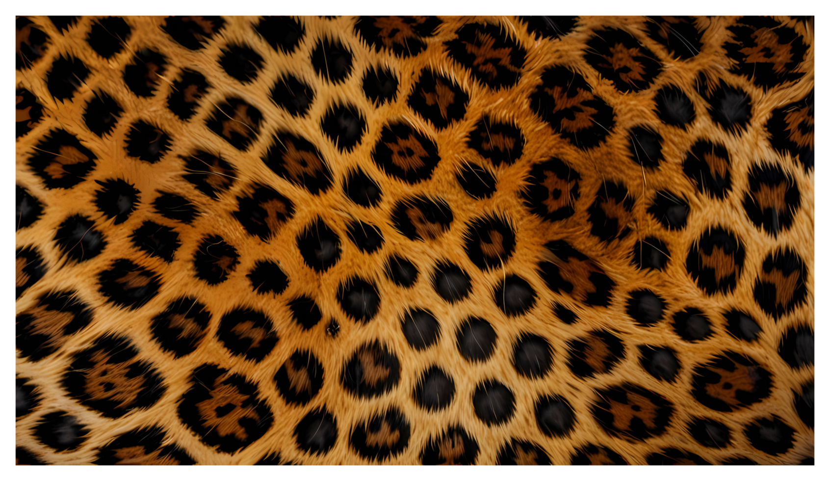 Realistic Leopard Print Background Seamless Animal Skin Pattern png